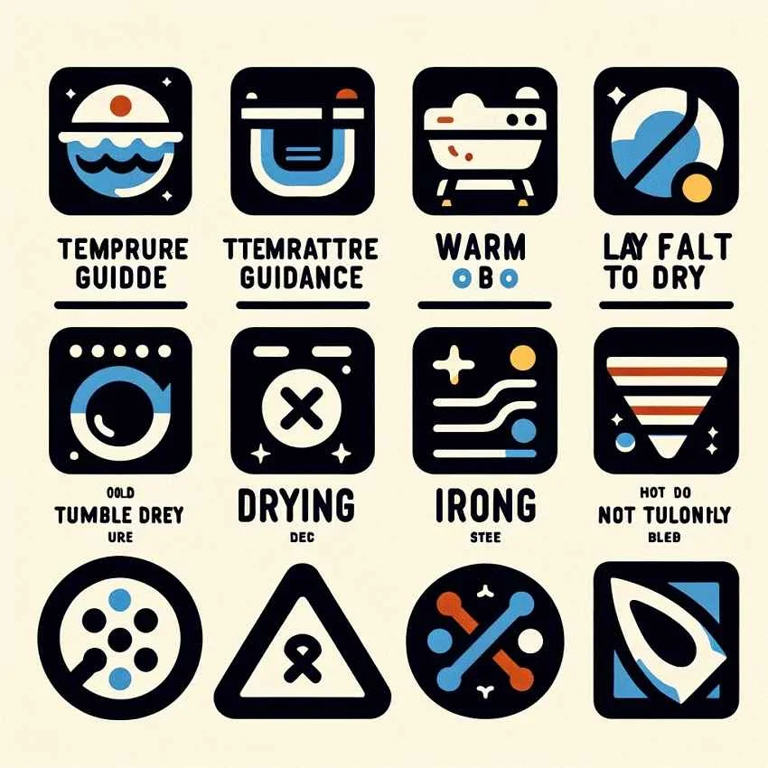 care instructions symbols